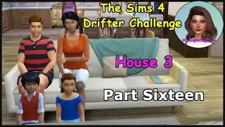 Sims 4 Drifter Challenge House 3 Part 16: The Twins Age up