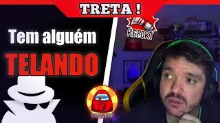 TRETA!! GAULES SENDO TELADO NO AMONG US | Gaules Among us