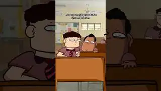 That annoying friend, while cheating in exam! #funny #animatedcartoon #trending #animation #cartoon