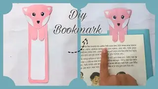 Diy cute Fox Bookmark | Bookmark |  N.B crafting collection |