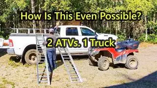 Loaded 2 Four Wheelers on My Truck &ndash; Diamondback Cover Handles It Like a Boss! #diamondback #alaska