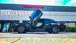 @doc.nasdee Dodge Challenger + Lambo Doors from the BEST, Vertical Doors, Inc. = Pure Mopar Muscle