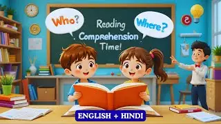 Read & Repeat | Bilingual Reading Comprehension for Kids | English + Hindi Story Practice