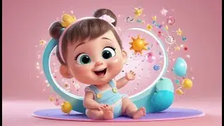 Baby Lulu Spins in Circles | Movement and Balance Song for Kids | Fun Spinning Rhyme for Toddlers