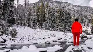 Camping in Snow Storm   | Pahalgam Kashmir || Ep 2 |