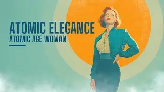 Atomic Elegance - Retro-Futurist Ambient Soundtrack for Timeless Femininity | Atomic Age Vibe
