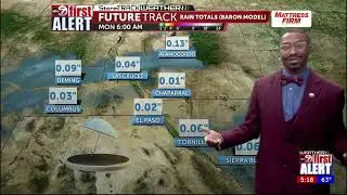 ABC-7 First Alert: Cold and windy Monday morning with a chance of a wintry mix and snow