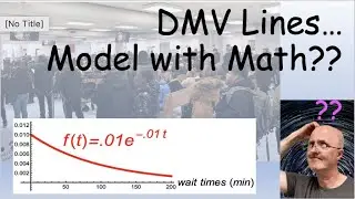 Exponential Distribution as a Probability Model of Wait Times at the DMV