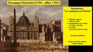 Giuseppe Demachi (1732 - after 1791) - Symphony ''Le campane di Roma''