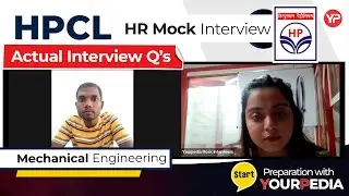 HPCL HR Mock Interview | Actual Interview Questions | Mechanical Engineering