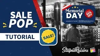 Holiday Sales Templates for FCPX Tutorial - Sale Pop