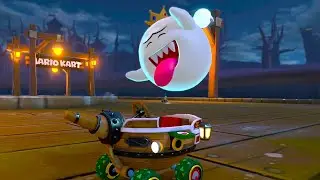 Mario Kart 8 Deluxe DLC - 200cc Rock Cup (King Boo Gameplay)