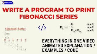Python Program to Print Fibonacci Series | Fibonacci Sequence to find nth term
