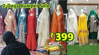 2-Days  Bumper Sale ₹ 399 Koren Co-ord Sets  premium Readymade Dresses Suits Bridal Lehengas Sharara
