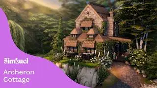 Домик Арчерона в Смертных Землях 🏡 | Быстрая постройка в Sims 4 по мотивам ACOTAR