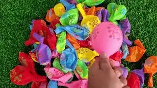 Satisfying Asmr Unboxing Colourful Balloon #balloon#unitedstates#canada #poppballons#satisfying