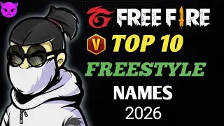 TOP 10 🥰 FREESTYLE NAMES IN FREE |🗣️ BEST NAME IN FREE FIRE🔥#freefire