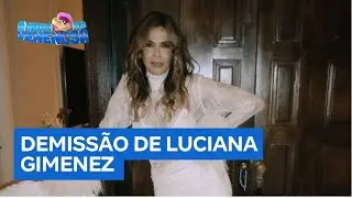 Polêmica da demissão: Luciana Gimenez publica vídeo chorando após desabafo de Daniela Albuquerque