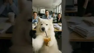 Why Did the Dog Get the Coffee? ☕😂 Humans Couldn&rsquo;t Handle It! 💤 #shorts #dog #funnyanimals 