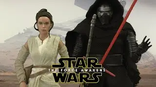 Star Wars Elite Series Kylo Ren & Rey from The Disney Store