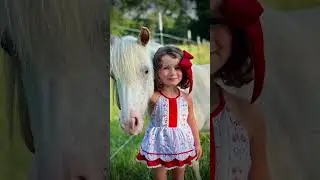 WeeOnes Lucky Horseshoe & Roses Hair Bow 🌹🤠 | Boots & Bows Collection