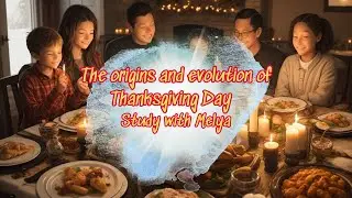 The origins and evolution of Thanksgiving Day#shorts #studywithmelya #thanksgivingday #thanksgiving
