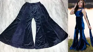 🤍Hania amir outfit👗Beautiful 12 Pannel sharara with short frock cutting stitching/ white sharara