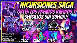 COMO realizar FACILMENTE LAS INCURSIONES GUERRA DE LOS FUNDADORES! | HACKEOS Y EQUIPOS | Marvel MCOC
