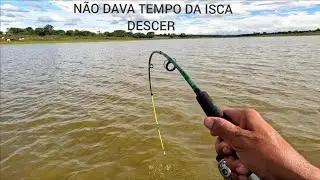 Pescaria no Rio turvo usando lambari e minhoca era a conta da isca descer muitos peixes