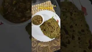 Palak Paratha Recipe 😍With Special Imly Chutney 👌 #cooking #shortsfeed #foodie #viral #trending