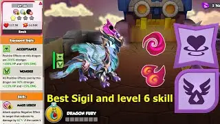 Best Sigil and level 6 skill Nulvind Dragon-Dragon mania Legends | Finished Feb 2024 Sigil Map | DML