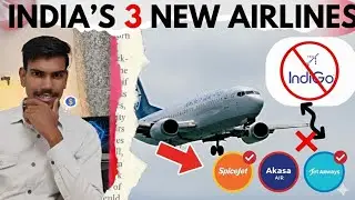 India's 3 New Airlines: Who runs them, what are the plans. New Airlines News in India #viralvideo 