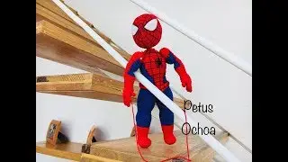 Hombre araña en crochet, amigurumis by Petus 1a parte (English subtitles )
