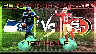Seahawks против 49ers NFC Electric Football (первая половина)