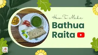 Bathua Raita Recipe। Quick & Healthy Raita: a side dish🌿
