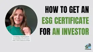 How To Get An ESG Certificate For An Investor