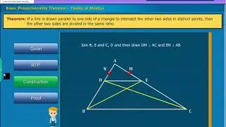 Concept of Basic Proportionality Theorem Similar Triangles Class 10 Maths