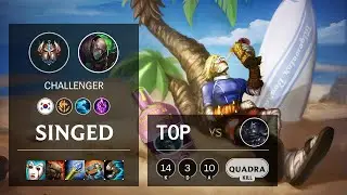 Singed Top vs Shen - KR Challenger Patch 10.19