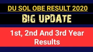 You SOL OBE RESULTS||College Updates
