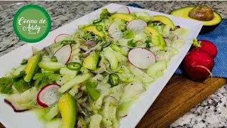 ALMUERZO/CENA Sin usar Estufa. AGUA CHILE DE PESCADO P/Dieta, Diabetes, Colesterol | Cocina de Addy