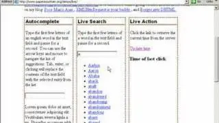 Ajax tutorials 5 Searching in Real Time with Live Searches