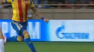 AS Monaco vs Valencia 0-1 Alvaro Negredo Amazing Goal 2015