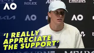 Iga Swiatek LOVES her polish fans support | AO 2026 | Wide World of Sports