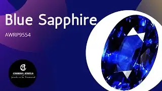 Blue Sapphire Gemstone |  100% Original Neelam Stone | AWRP9554 - Chordia Jewels