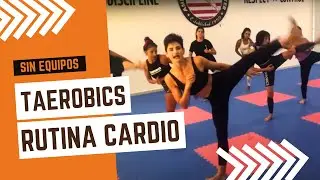 Rutina Completa de Cardio + Abdomen [TAEROBICS en Casa 50 minutos]