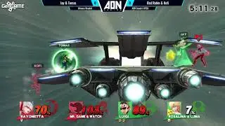 AON Smash 4 #103 Winners Bracket Red Robin & Kofi vs Jay & Tomas