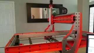 Platform CNC - first test