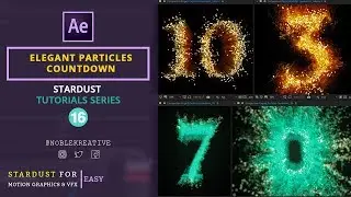 Elegant Particles Countdown in After Effects