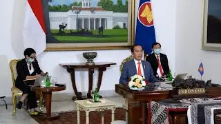 KTT Virtual ASEAN Plus Three Tentang Covid 19, Istana Bogor, 14 April 2020