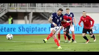 Steven Fletcher Goal Albania 0-2 Scotland